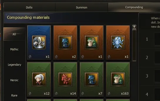 Core Mechanics I - The Menu & Dolls – screenshot