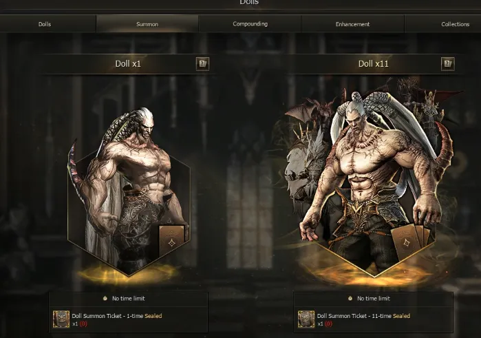 Core Mechanics I - The Menu & Dolls – screenshot
